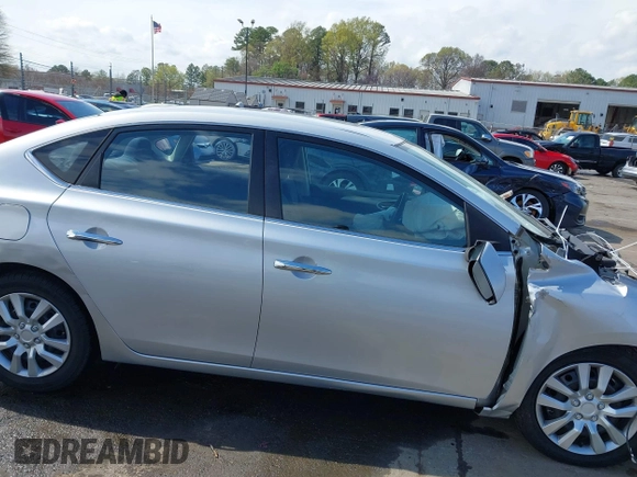 2013 Nissan Sentra S with VIN 3N1AB7AP7DL608340, listed as a IAAI auction lot 41864052 with Not Provided miles and . Bid and sale history available at DreamBid. Image 14.