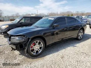 2016 Dodge Charger SXT with VIN 2C3CDXJG7GH238072, listed as a Copart auction lot 48774635 with 156,018 mi miles and Salvage Title. Bid and sale history available at carsss.com. Image 1.