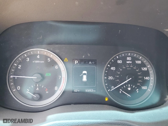 2016 Hyundai Tucson SE with VIN KM8J3CA45GU255157, listed as a Copart auction lot 52043875 with 93,253 mi miles and Clean Title. Bid and sale history available at carsss.com. Image 9.