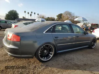 2004 Audi A8 L with VIN WAUML44E74N001111, listed as a Copart auction lot 88940235 with 220,191 mi miles and Salvage Title. Bid and sale history available at carsss.com. Image 3.
