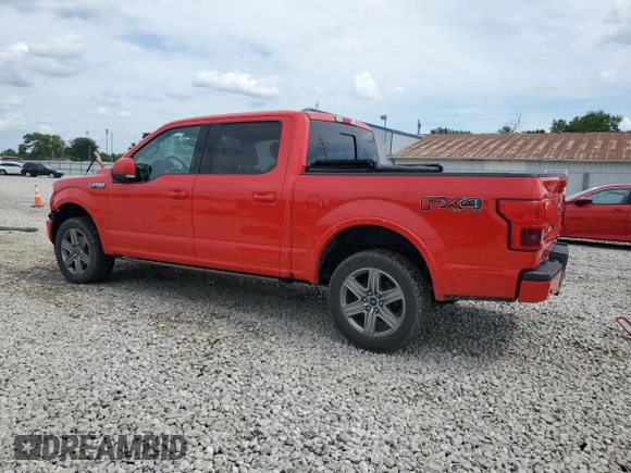2018 Ford F-150 XL with VIN 1FTEW1EG0JFB83060, listed as a Copart auction lot 61973655 with 88,638 mi miles and Salvage title. Bid and sale history available at DreamBid. Image 2.