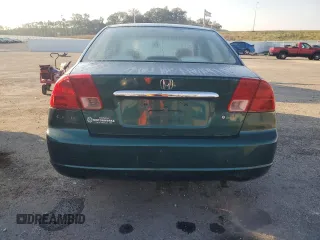 2001 Honda Civic LX with VIN 1HGES16571L073599, listed as a Copart auction lot 73134604 with 190,735 mi miles and Non Repairable. Bid and sale history available at carsss.com. Image 6.