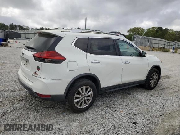 2017 Nissan Rogue S with VIN KNMAT2MV7HP582999, listed as a Copart auction lot 51556185 with 151,534 mi miles and Salvage Title. Bid and sale history available at carsss.com. Image 3.