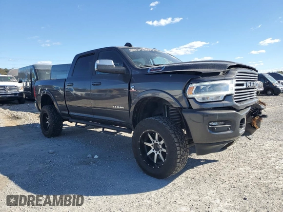 2022 Ram 3500 Laramie with VIN 3C63R3EL0NG334093, listed as a Copart auction lot 74745254 with 27,770 mi miles and Salvage Title. Bid and sale history available at carsss.com. Image 4.