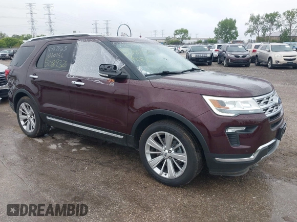 2019 Ford Explorer Limited with VIN 1FM5K8F88KGA05495, listed as a IAAI auction lot 39376371 with 60,451 mi miles. Bid and sale history available at carsss.com. Image 1.