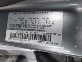 2010 Mazda 3 i Touring with VIN JM1BL1SF9A1244099, listed as a IAAI auction lot 42248231 with 80,000 mi miles and . Bid and sale history available at DreamBid. Image 9.