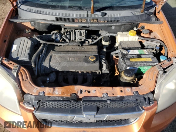 2007 Chevrolet Aveo LT z VIN KL1TG56637B116574, wystawiony jako Copart lot #43270765 z przebiegiem 267 587 mil mil oraz Szkoda całkowita • Salvage title. Historia ofert i sprzedaży dostępna na DreamBid. Obrazek 12.