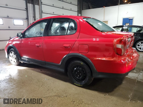 2000 Toyota ECHO with VIN JTDBT1237Y0095990, listed as a Copart auction lot 89140295 with 214,941 mi miles and Salvage Title. Bid and sale history available at DreamBid. Image 2.