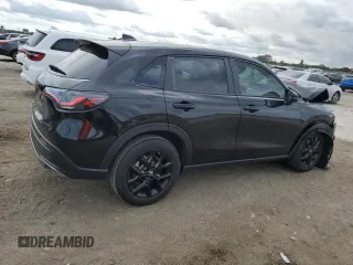2024 Honda HR-V Sport with VIN 3CZRZ1H57RM755590, listed as a Copart auction lot 88978895 with 5,049 mi miles and Salvage Title. Bid and sale history available at carsss.com. Image 3.
