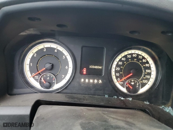 2017 Ram 1500 Tradesman with VIN 3C6JR6DT4HG521920, listed as a Copart auction lot 86617584 with 103,480 mi miles and Salvage Title. Bid and sale history available at carsss.com. Image 9.