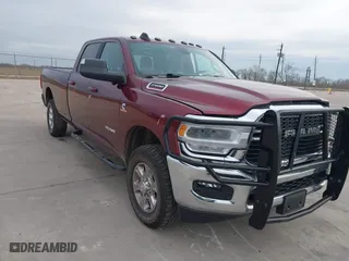 2021 Ram 2500 Big Horn with VIN 3C6UR5JL2MG649918, listed as a IAAI auction lot 41282327 with 75,709 mi miles. Bid and sale history available at carsss.com. Image 1.