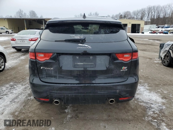 2020 Jaguar F-Pace S with VIN SADCM2FV2LA634364, listed as a Copart auction lot 44427655 with Not provided miles and Salvage title. Bid and sale history available at DreamBid. Image 6.