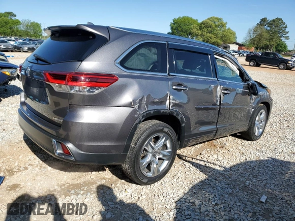 2018 Toyota Highlander Limited z VIN 5TDYZRFH1JS255314, wystawiony jako Copart lot #52329655 z przebiegiem 84 037 mil mil oraz Szkoda całkowita • Salvage title. Historia ofert i sprzedaży dostępna na DreamBid. Obrazek 3.
