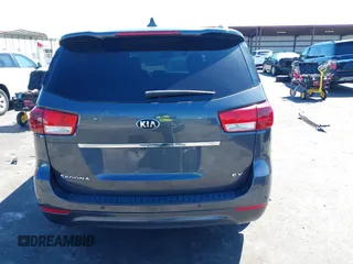 2015 Kia Sedona EX with VIN KNDMC5C16F6020236, listed as a IAAI auction lot 41805718 with 155,176 mi miles. Bid and sale history available at carsss.com. Image 16.