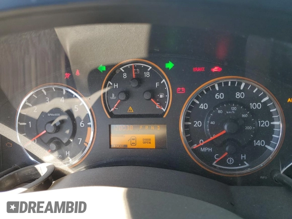 2013 Nissan Titan SL with VIN 1N6AA0ED7DN314358, listed as a Copart auction lot 44045835 with 128,038 mi miles and Salvage Title. Bid and sale history available at carsss.com. Image 9.