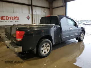 2007 Nissan Titan LE with VIN 1N6BA06A07N213482, listed as a Copart auction lot 51676285 with 184,796 mi miles and Salvage Title. Bid and sale history available at carsss.com. Image 3.