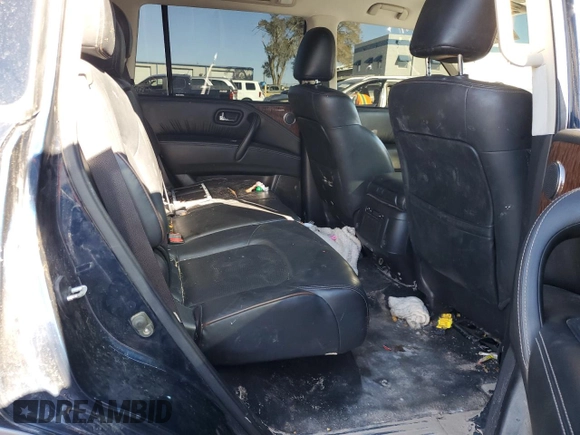 2020 Nissan Armada SL with VIN JN8AY2NCXLX518841, listed as a Copart auction lot 80346634 with 0 mi miles and Salvage Title. Bid and sale history available at carsss.com. Image 10.