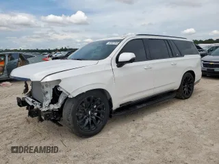 2023 Cadillac Escalade ESV 4WD Sport Platinum with VIN 1GYS4RKL1PR358913, listed as a Copart auction lot 62507505 with Not provided miles and Salvage title. Bid and sale history available at DreamBid. Image 1.