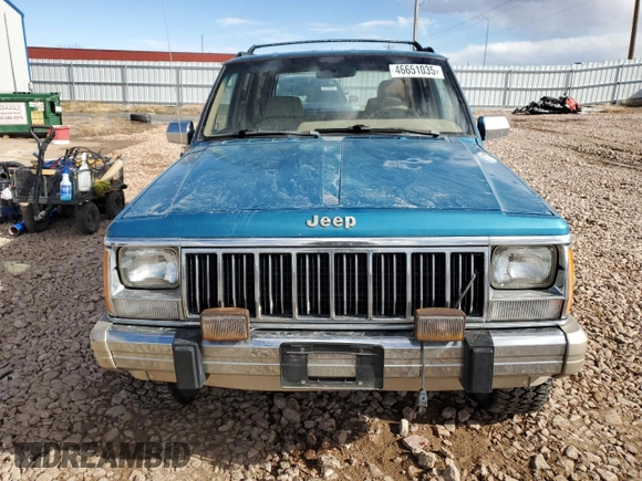 1993 Jeep Cherokee Country with VIN 1J4FJ78S8PL504126, listed as a Copart auction lot 46651035 with 153,170 mi miles and Clean Title. Bid and sale history available at carsss.com. Image 5.