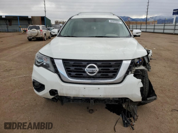 2017 Nissan Pathfinder SL with VIN 5N1DR2MM9HC672824, listed as a Copart auction lot 46905065 with 96,018 mi miles and Salvage Title. Bid and sale history available at carsss.com. Image 5.