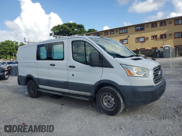 2015 Ford Transit Cargo with VIN 1FTNR1ZM8FKA33669, listed as a Copart auction lot 63588345 with 86,260 mi miles and Salvage title. Bid and sale history available at DreamBid. Image 4.