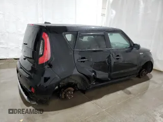 2017 Kia Soul + with VIN KNDJP3A55H7410808, listed as a Copart auction lot 87384054 with 93,790 mi miles and Non Repairable. Bid and sale history available at DreamBid. Image 3.