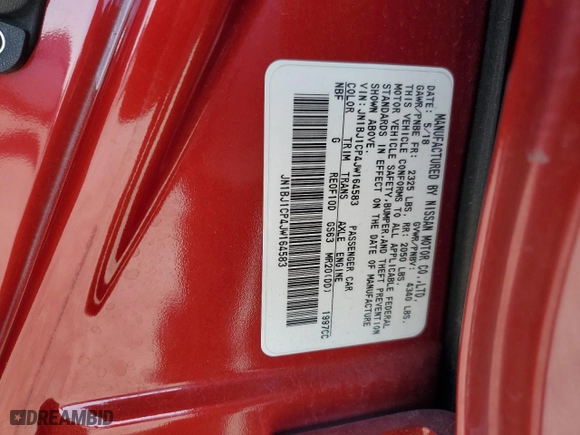 2018 Nissan Rogue Sport SL with VIN JN1BJ1CP4JW164583, listed as a Copart auction lot 47236215 with 127,841 mi miles and Salvage Title. Bid and sale history available at carsss.com. Image 13.