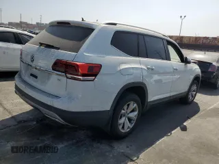 2018 Volkswagen Atlas S z VIN 1V2AR2CA1JC518224, wystawiony jako Copart lot #72723074 z przebiegiem 91 027 mil mil oraz Czysty tytuł • Clean title. Historia ofert i sprzedaży dostępna na DreamBid. Obrazek 3.