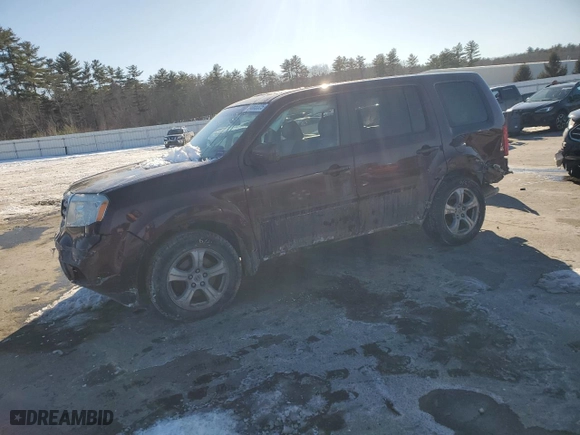2012 Honda Pilot EX-L with VIN 5FNYF4H61CB019874, listed as a Copart auction lot 44065325 with 196,965 mi miles and Salvage Title. Bid and sale history available at carsss.com. Image 1.