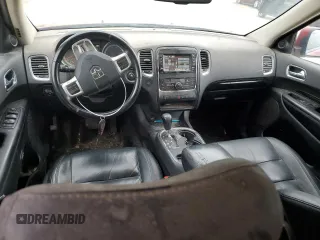 2013 Dodge Durango Crew with VIN 1C4RDJDG9DC691333, listed as a Copart auction lot 53792405 with 165,498 mi miles and Salvage title. Bid and sale history available at DreamBid. Image 8.