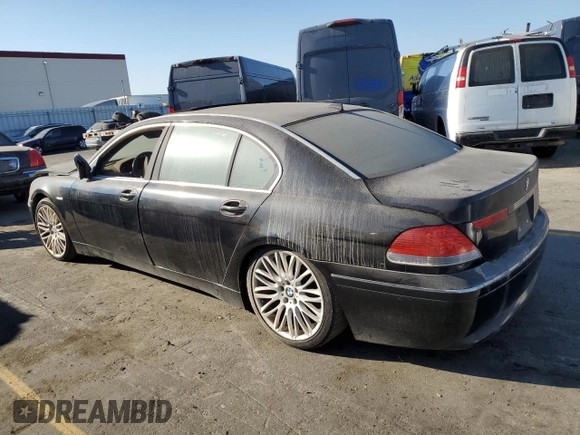 2003 BMW 7 Series 745Li with VIN WBAGN63453DR13798, listed as a Copart auction lot 73981844 with 156,080 mi miles and Clean Title. Bid and sale history available at carsss.com. Image 2.