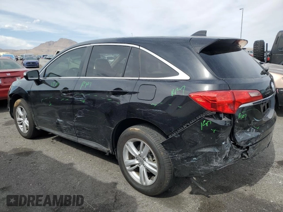 2014 Acura RDX Tech Pkg with VIN 5J8TB3H53EL001384, listed as a Copart auction lot 53322795 with 86,360 mi miles and Salvage Title. Bid and sale history available at carsss.com. Image 2.