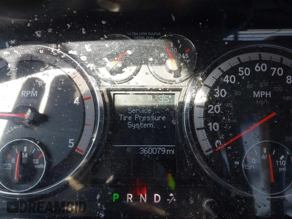2011 Ram 2500 Laramie Longhorn with VIN 3D7UT2CL1BG516432, listed as a IAAI auction lot 41452782 with 360,079 mi miles and . Bid and sale history available at DreamBid. Image 7.