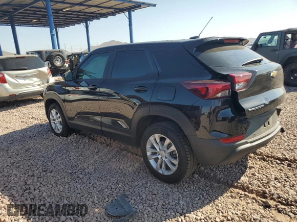 2023 Chevrolet TrailBlazer LS with VIN KL79MMS2XPB016672, listed as a Copart auction lot 70902684 with 17,721 mi miles and Salvage Title. Bid and sale history available at DreamBid. Image 2.