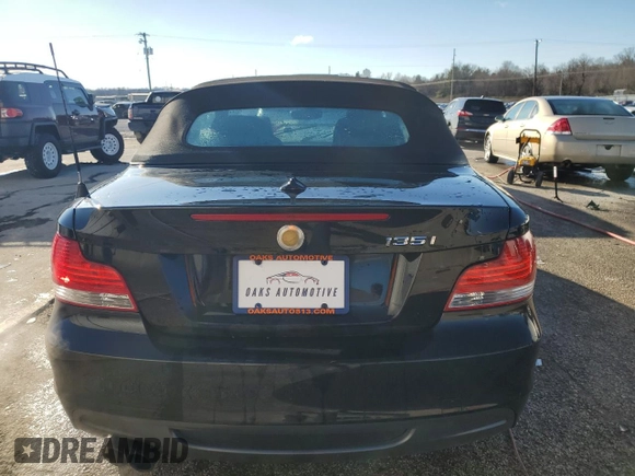 2010 BMW 1 Series 135i with VIN WBAUN9C52AVK41235, listed as a Copart auction lot 85384434 with 84,636 mi miles and Salvage title. Bid and sale history available at DreamBid. Image 6.