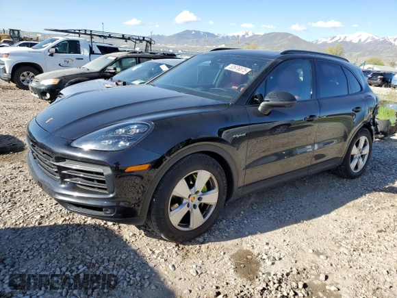 2020 Porsche Cayenne E-Hybrid with VIN WP1AE2AYXLDA22153, listed as a Copart auction lot 53976875 with 99,130 mi miles and Salvage title. Bid and sale history available at DreamBid. Image 1.