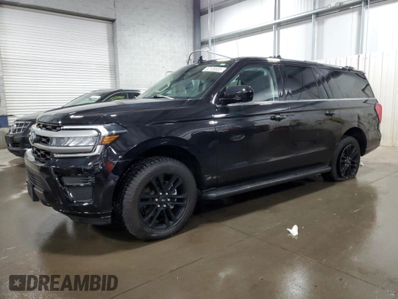 2024 Ford Expedition Max XLT z VIN 1FMJK1J87REA24817, wystawiony jako Copart lot #52189555 z przebiegiem 9 506 mil mil oraz Szkoda całkowita • Salvage title. Historia ofert i sprzedaży dostępna na DreamBid. Obrazek 1.