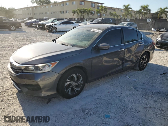 2017 Honda Accord LX with VIN 1HGCR2F30HA112692, listed as a Copart auction lot 52982765 with 87,501 mi miles and Salvage Title. Bid and sale history available at carsss.com. Image 1.