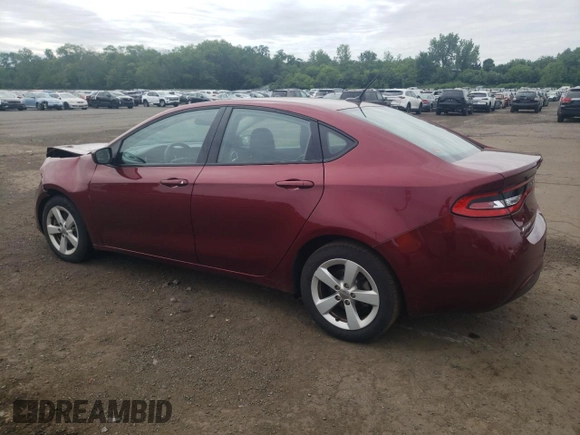 2015 Dodge Dart SXT with VIN 1C3CDFBB3FD242726, listed as a Copart auction lot 62867095 with 133,339 mi miles and Salvage title. Bid and sale history available at DreamBid. Image 2.