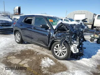 2021 Chevrolet TrailBlazer LS with VIN KL79MMS2XMB012083, listed as a Copart auction lot 41693705 with 0 mi miles and Salvage Title. Bid and sale history available at carsss.com. Image 4.
