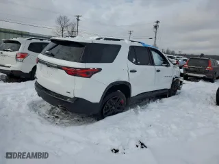 2022 Chevrolet Traverse Premier with VIN 1GNEVKKW1NJ122038, listed as a Copart auction lot 86277694 with 28,513 mi miles and Salvage Title. Bid and sale history available at carsss.com. Image 3.