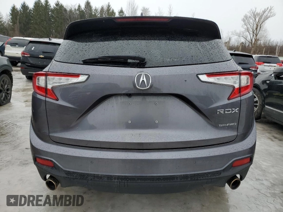 2021 Acura RDX w/Technology Package with VIN 5J8TC2H58ML035231, listed as a Copart auction lot 46176055 with 70,161 mi miles and Salvage Title. Bid and sale history available at carsss.com. Image 6.