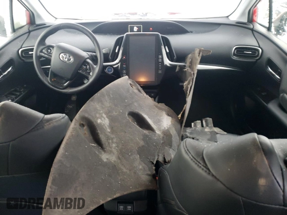 2022 Toyota Prius LE with VIN JTDL9MFU7N3037864, listed as a Copart auction lot 48188275 with 37,511 mi miles and Salvage title. Bid and sale history available at DreamBid. Image 8.