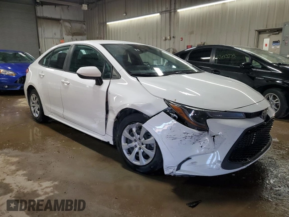 2022 Toyota Corolla LE with VIN 5YFEPMAE2NP298812, listed as a Copart auction lot 52388785 with 85,621 mi miles and Salvage Title. Bid and sale history available at carsss.com. Image 4.