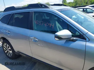 2020 Subaru Outback Premium with VIN 4S4BTAEC2L3226595, listed as a IAAI auction lot 42374094 with 57,369 mi miles and . Bid and sale history available at DreamBid. Image 14.