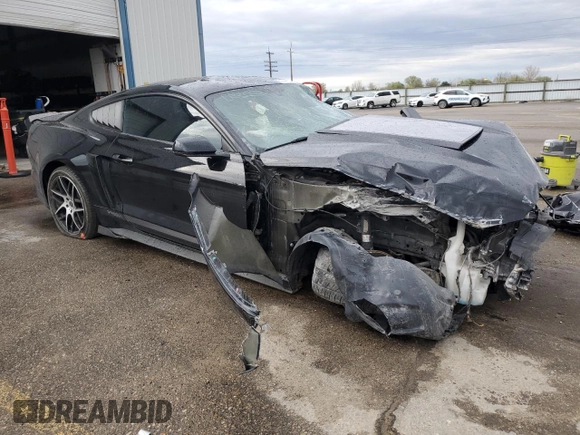 2015 Ford Mustang EcoBoost with VIN 1FA6P8TH9F5333790, listed as a Copart auction lot 52041535 with Not provided miles and Salvage title. Bid and sale history available at DreamBid. Image 4.
