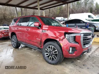 2023 GMC Yukon AT4 with VIN 1GKS2CKL6PR248694, listed as a Copart auction lot 44624245 with 41,182 mi miles and Salvage Title. Bid and sale history available at carsss.com. Image 4.
