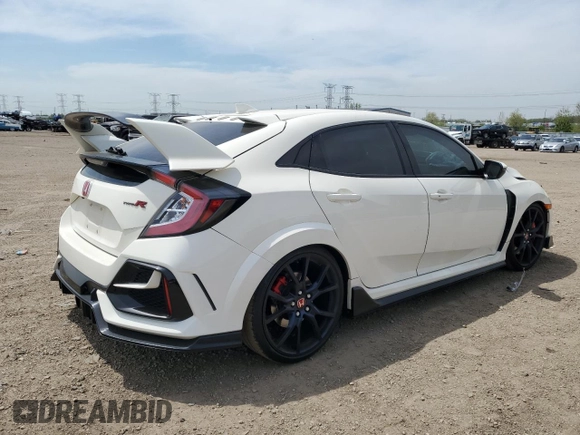 2021 Honda Civic Type R Touring z VIN SHHFK8G79MU200788, wystawiony jako Copart lot #55893725 z przebiegiem 34 135 mil mil oraz Szkoda całkowita • Salvage title. Historia ofert i sprzedaży dostępna na DreamBid. Obrazek 3.