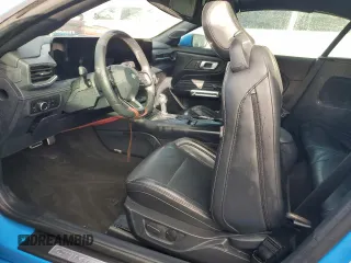 2024 Ford Mustang EcoBoost with VIN 1FAGP8UH8R5114617, listed as a Copart auction lot 74425134 with 0 mi miles and Salvage Title. Bid and sale history available at carsss.com. Image 7.