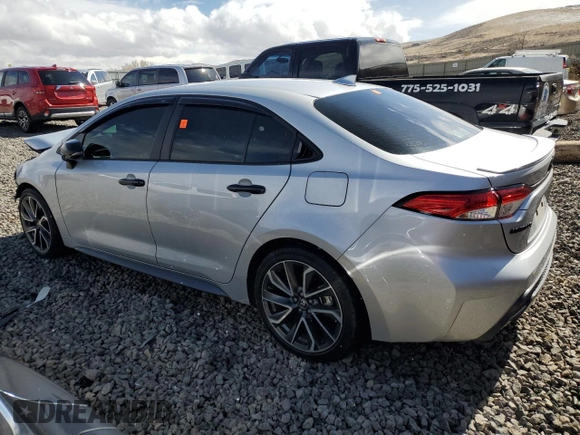 2022 Toyota Corolla SE with VIN 5YFS4MCE6NP135623, listed as a Copart auction lot 48810885 with 28,824 mi miles and Salvage Title. Bid and sale history available at carsss.com. Image 2.